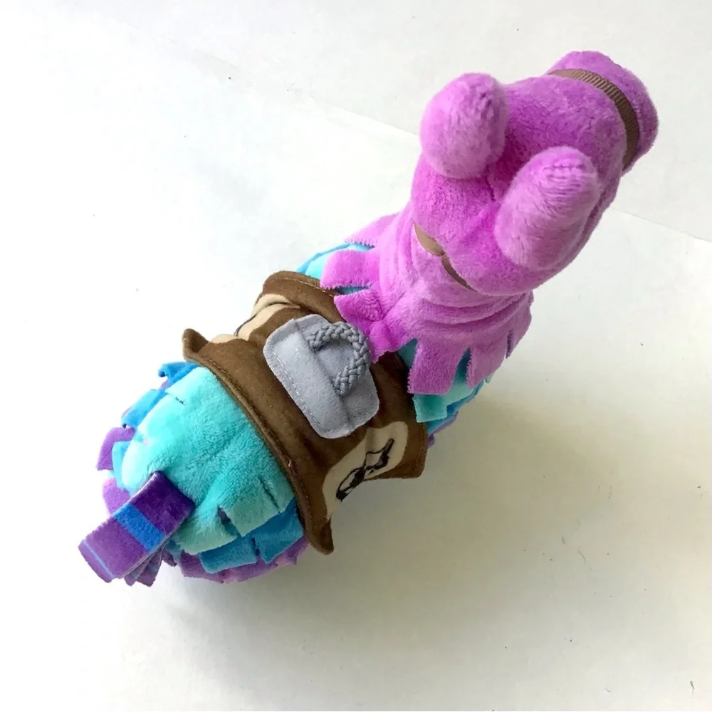 Russ Fortnite Loot Llama 8” Plush 2018 Epic Games Purple Blue Stuffed Animal